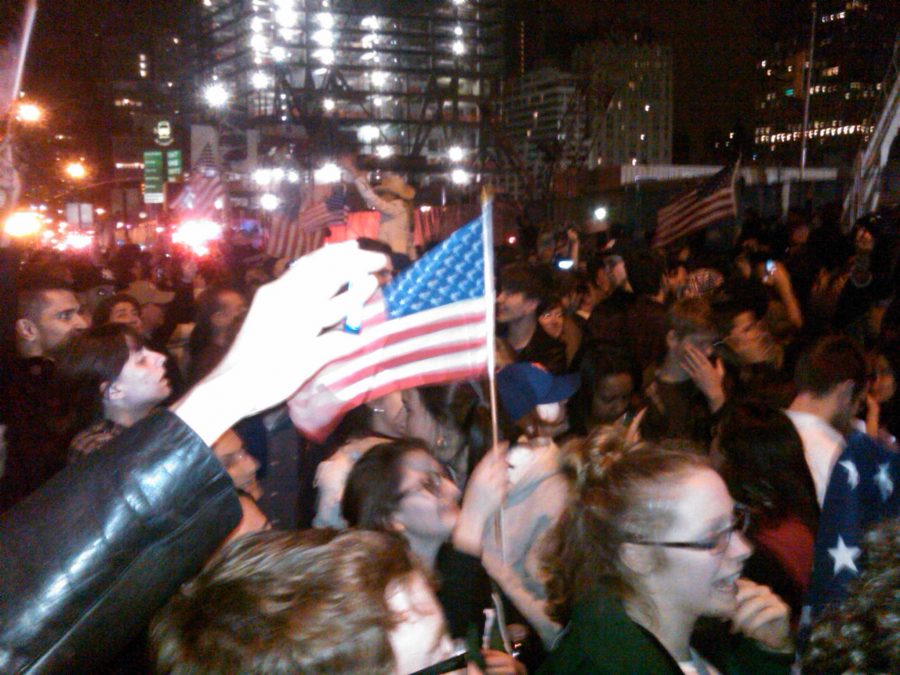 Students in N.Y., D.C. celebrate death of Bin Laden