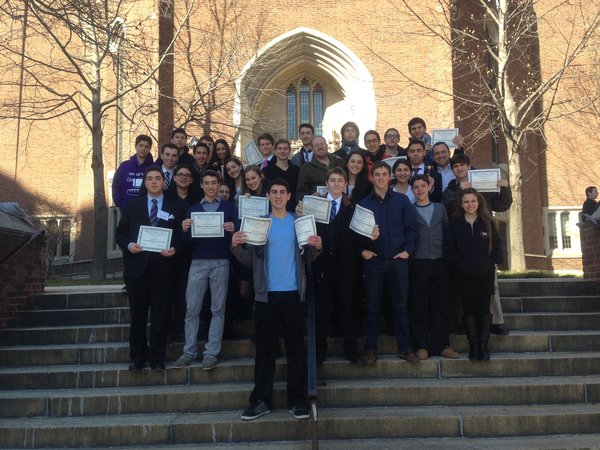 CANCELLED: Shalhevet's Model Congress team won 15 awards at Penn last year, above.