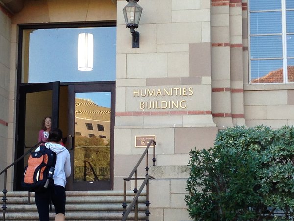 MEMBER: UCLA’s Humanities Building, above, which houses the school’s American Literature and Culture Department.