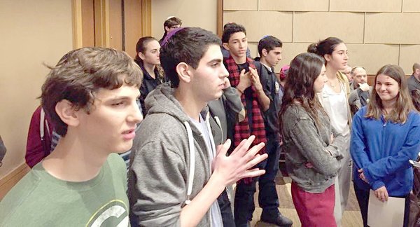 SUSPENSE: Shalhevet debaters wait to see who has won awards at Princeton Model Congress. 