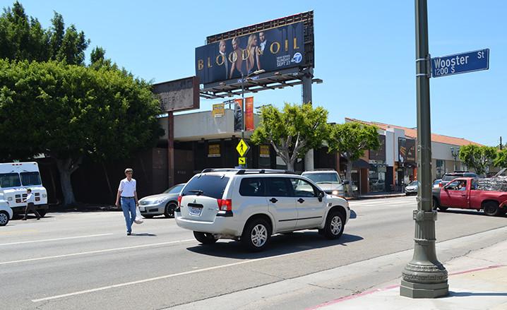 PICO: The intersection of Pico Blvd, and Wooster, where Elat Market is located, was ranked No. 19 in a Los Angeles Times study of the most accident-prone intersections for pedestrians in L.A. County. Seventeen people were injured there between 2002 and 2013.