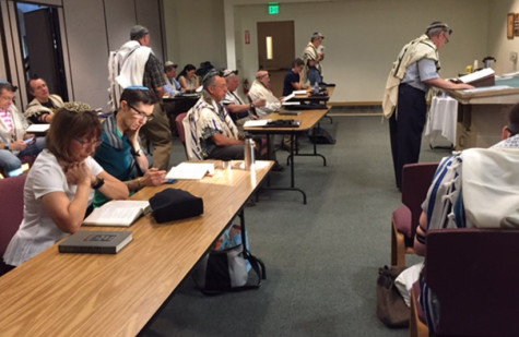 Off-CAMPUS:The egalitarian minyan of Temple Beth Am, above, is the only off-campus venue which students may skip school to attend so far. But Rabbi Segal said he would consider other alternatives.
