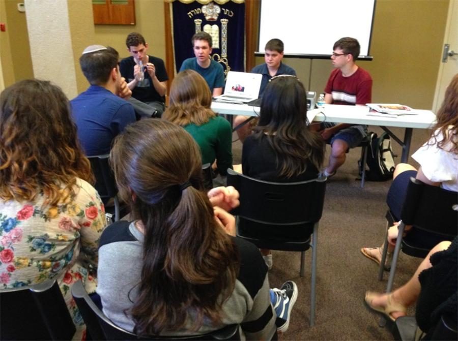 MENTORSHIP: Harvard Westlake journalists present highlights from their page, the Chronicle, and give tips. 