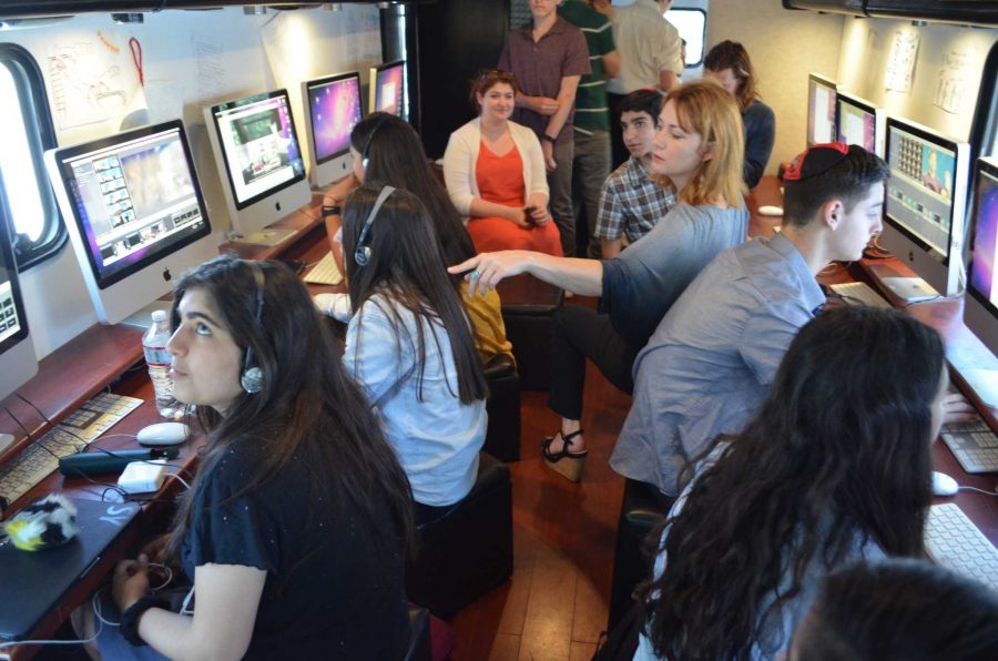 TRAILER: Classes worked inside a Mobile Film Classroom truck to research the Los Angeles housing crisis and later to edit the documentary, which debuts next fall .  