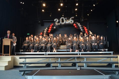 FAREWELL: School founder Dr. Jerry Friedman spoke at graduation in the new building took place in the gym June 5. Percentage of graduates going to Israel for gap year has been rising.