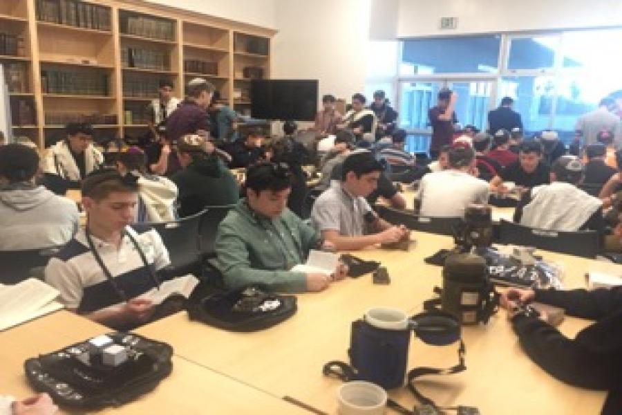 RUSH: Boys speed through their prayers– or do not really pray at all– during each morning’s Hashkama minyan.