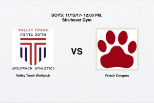 WATCH LIVE BOYS CHAMPIONSHIP: Valley Torah vs Frisch