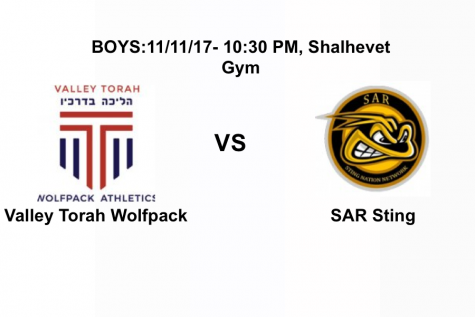 WATCH LIVE: Boys Valley Torah vs. SAR