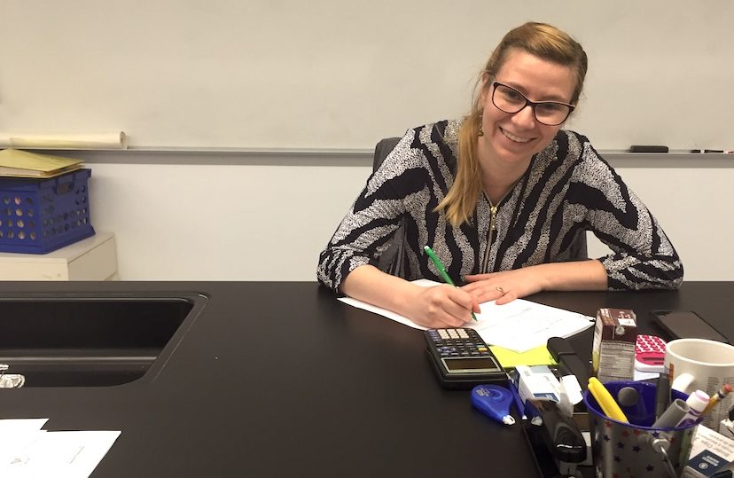 BETTER: Science teacher Dr. Elizabeth Basheer received this year's flu shot and got a mild case of the illness.
