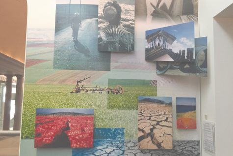 ART: The exhibit displays various paintings and artifacts pertaining to the history of the Jewish people.