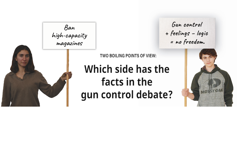 TWO BOILING POINTS OF VIEW: Which side has the facts in the gun control debate?