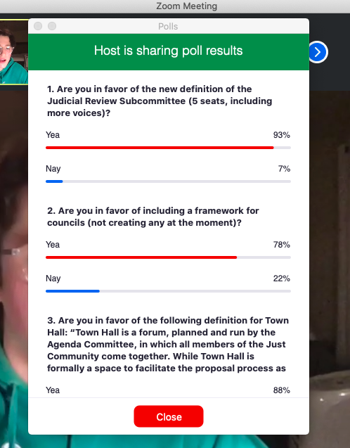 Vote moved up to Thursday after Town Hall shows support for new constitution