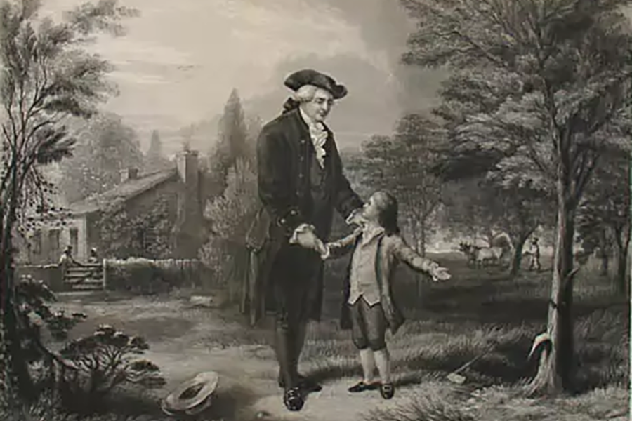 HONEST%3A+This+1867+engraving+by+John+C.+McRae+refers+to+a+famous+myth+about+George+Washington+that+when+he+was+a+boy%2C+he+damaged+his+fathers+cherry+tree+with+a+hatchett.+The+story+goes+that+when+asked+what+happened+to+the+tree+immediately+admitted+it%2C+saying%2C+Father%2C+I+cannot+tell+a+lie.++In+advance+of+the+presidential+election%2C+students+debated+the+importance+of+character+traits+in+2020.++