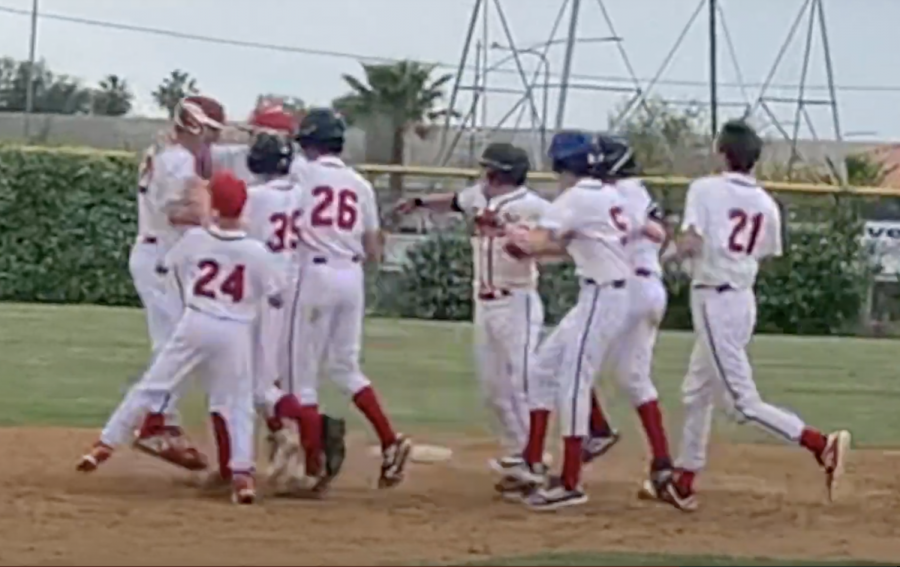 VICTORY: A walk-off single by Josh Harrison gave the Firehawks a last-minute win in a close game against the YULA Panthers May 16.