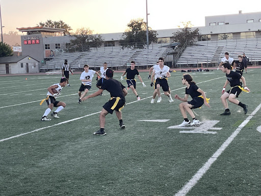 Woodland High School hosts first-ever girls flag football game