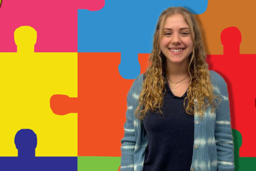 Senior Anya Mendelson used to hate group projects. Now she likes them.