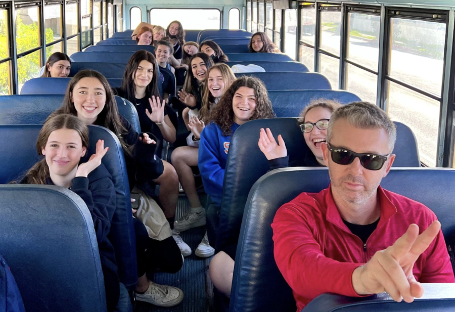 DISTANT: It took their bus three hours in traffic for the girls basketball team and Head Coach Ryan Coleman to get to last Wednesdays game in Pomona, but they were still happy to be further into the CIF playoffs than they ever had before. 