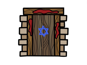 DOORPOST: In the Pesach story, blood on the doorposts of their homes kept Israelites safe during the 10th Plague.  