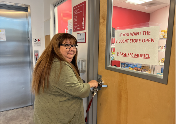 UNIMPLEMENTED: Despite a proposal passed last year, Assistant to the Head of School Muriel Ohana continues to helm the student store. The proposal, if put into place, would have granted that responsibility to students.
